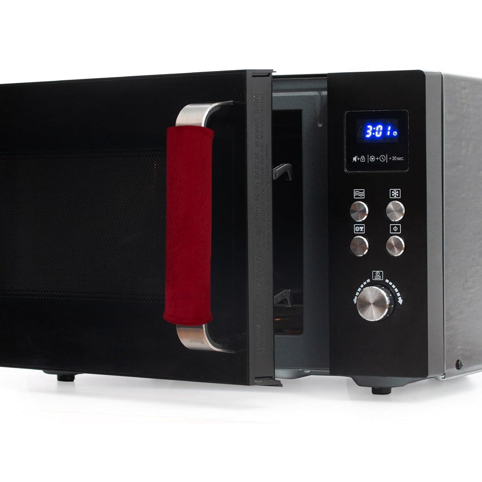 4-pack Microwave Handle Cover 6.5x4.5 inch - Red