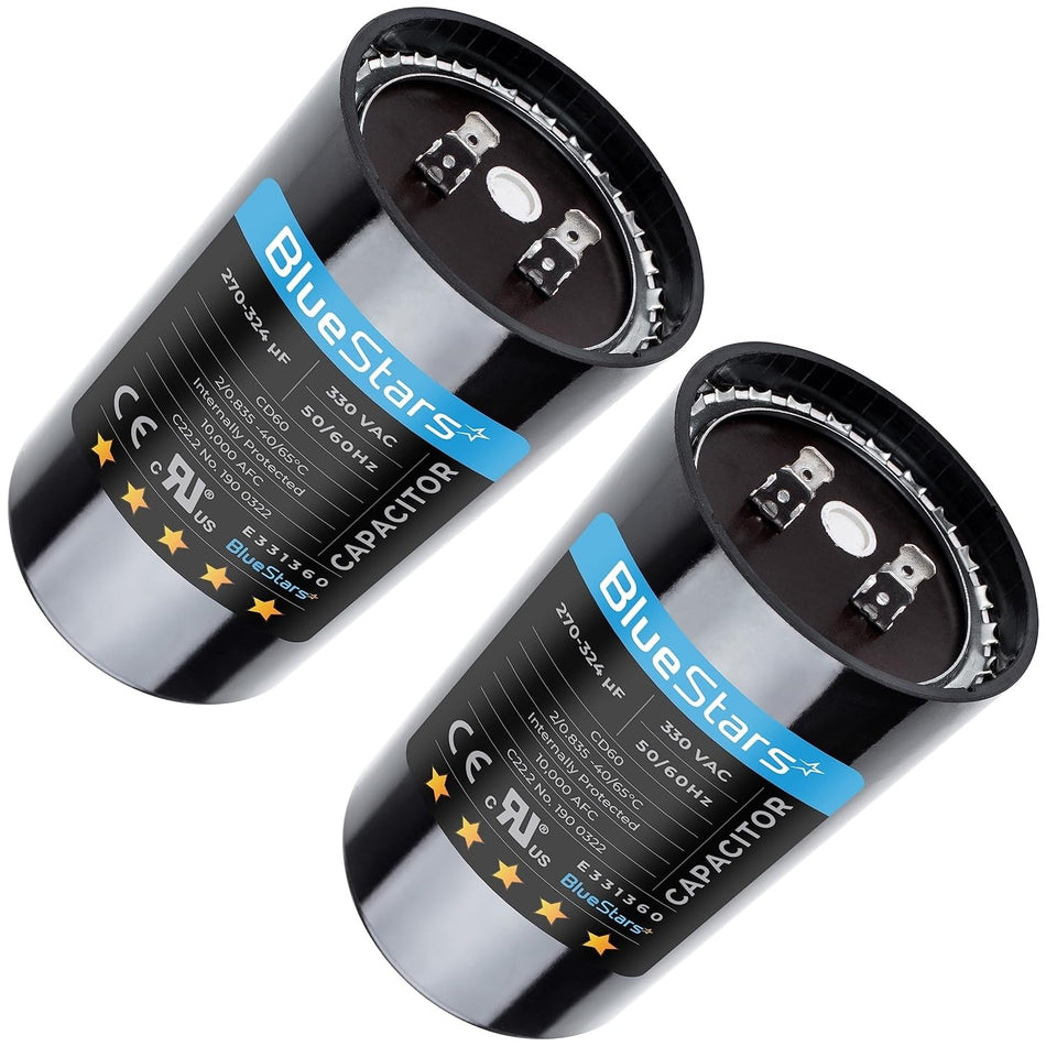 2-pack 270-324 uf/MFD 330 VAC Volts