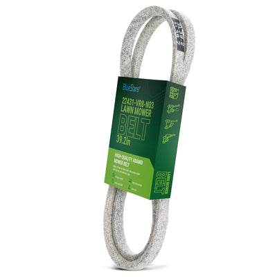22431-VR8-N03 drive belt for Honda HRN216 lawn mowers in branded retail packaging.