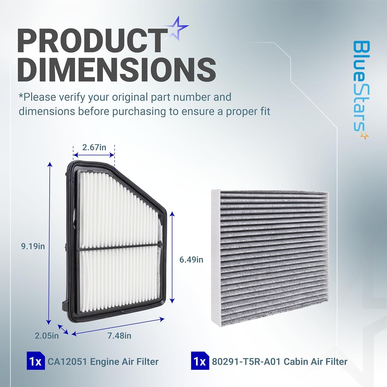 Honda Civic & HR-V Air Filter Kit | CA12051
