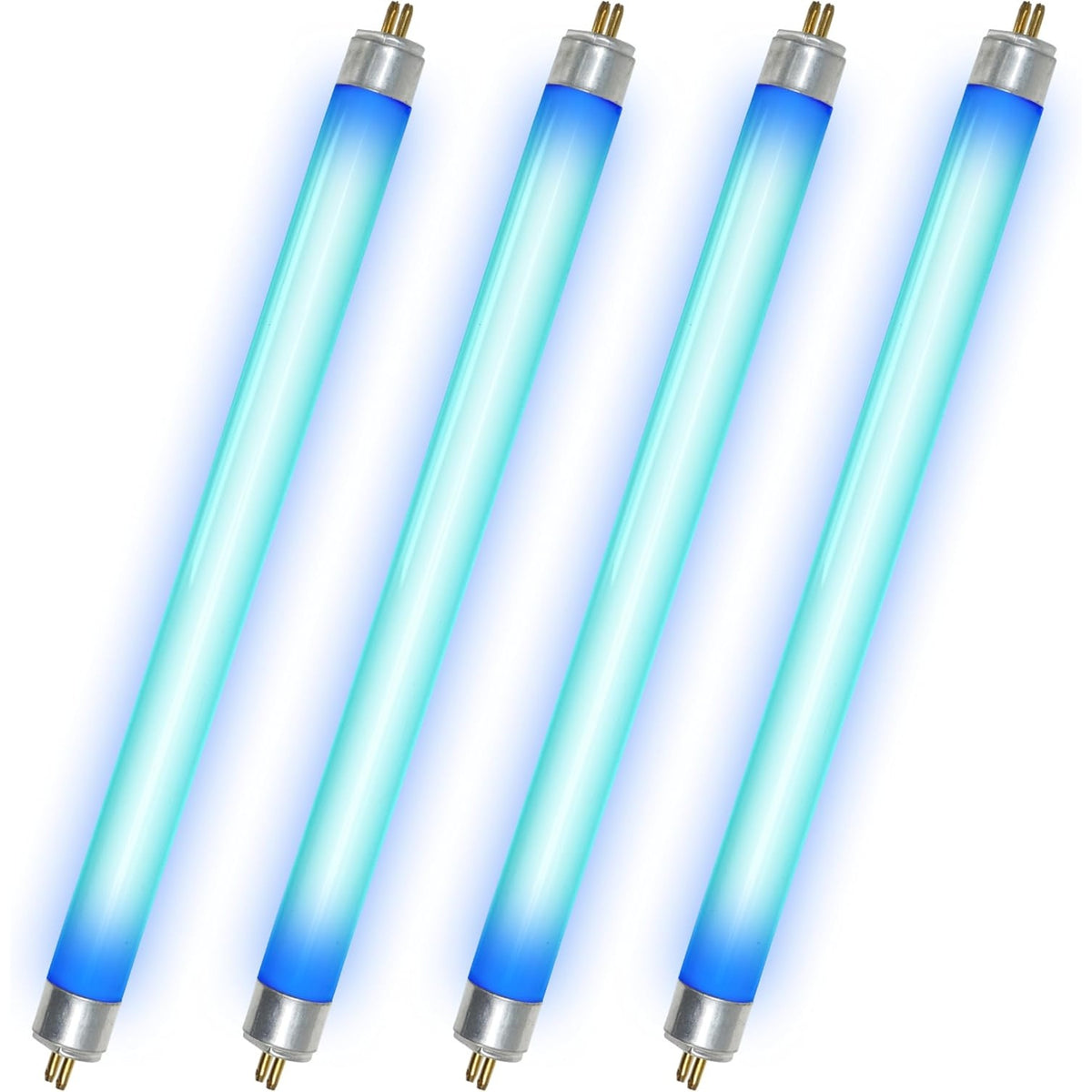 Pack of four 6-watt 32050 4-pin replacement UV bulbs for DynaTrap indoor insect traps.