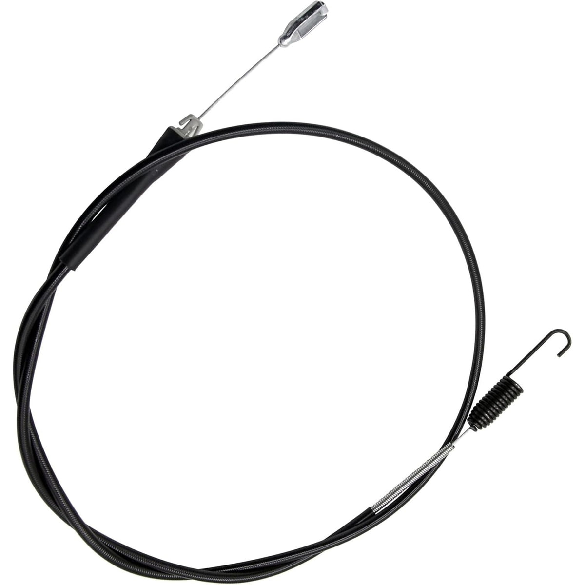 54510-VG4-C01 replacement clutch cable for Honda walk-behind lawn mowers with metal end fitting and tension spring.