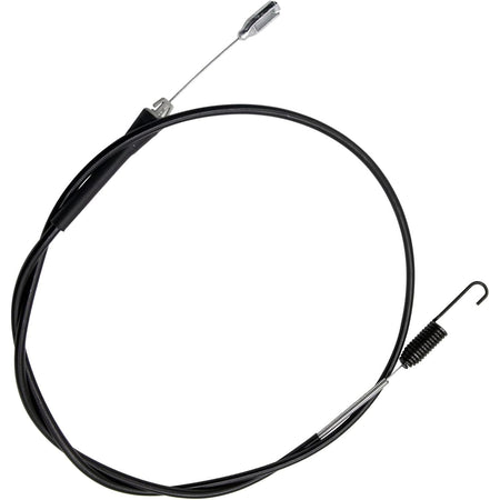 54510-VG4-C01 replacement clutch cable for Honda walk-behind lawn mowers with metal end fitting and tension spring.
