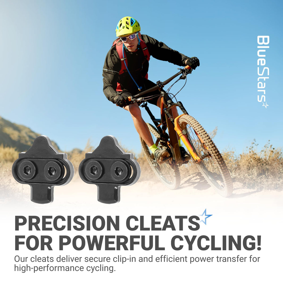 Shimano SPD & Look X-Track Compatible Bike Cleats (2-Pack)