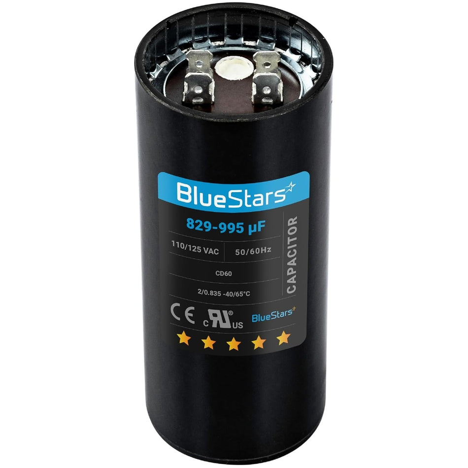829-995 uf/MFD 110-125 VAC ±20% Round Motor Start Capacitor