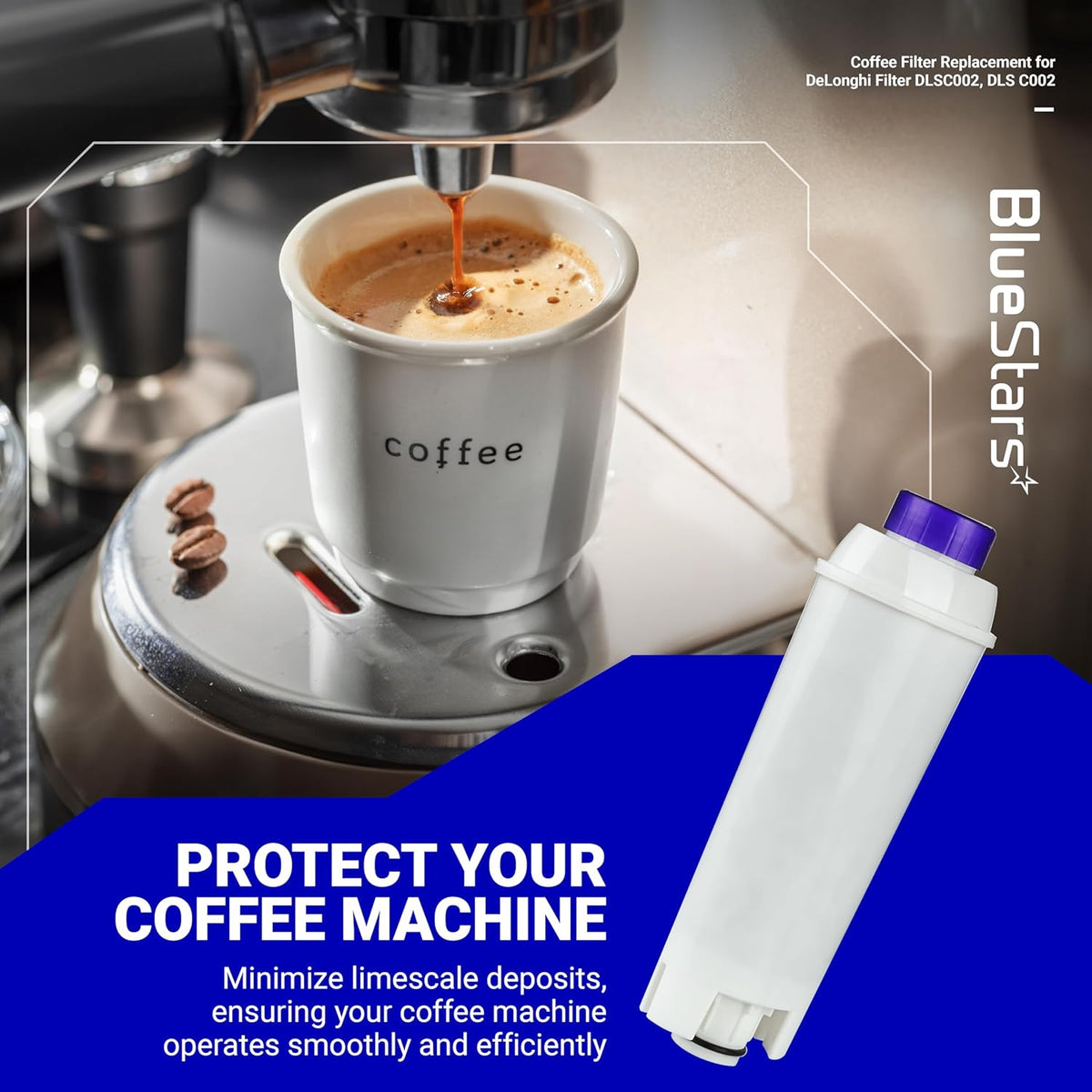 Delonghi Dinamica Water Filter Replacement Water Filter De'Longhi DLSC002 ( 5513292811) | Coffee Friend Original De'Longhi Part Delonghi Dinamica Water Filter Replacement Water Filter De'Longhi DLSC002 ( 5513292811) | Coffee Friend Original De'Longhi Part