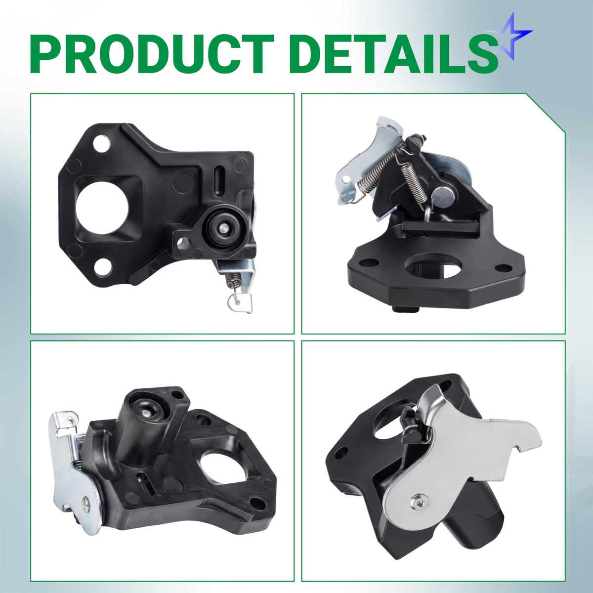Four-angle view of Honda GCV160 engine thermo wax assembly and choke control component.