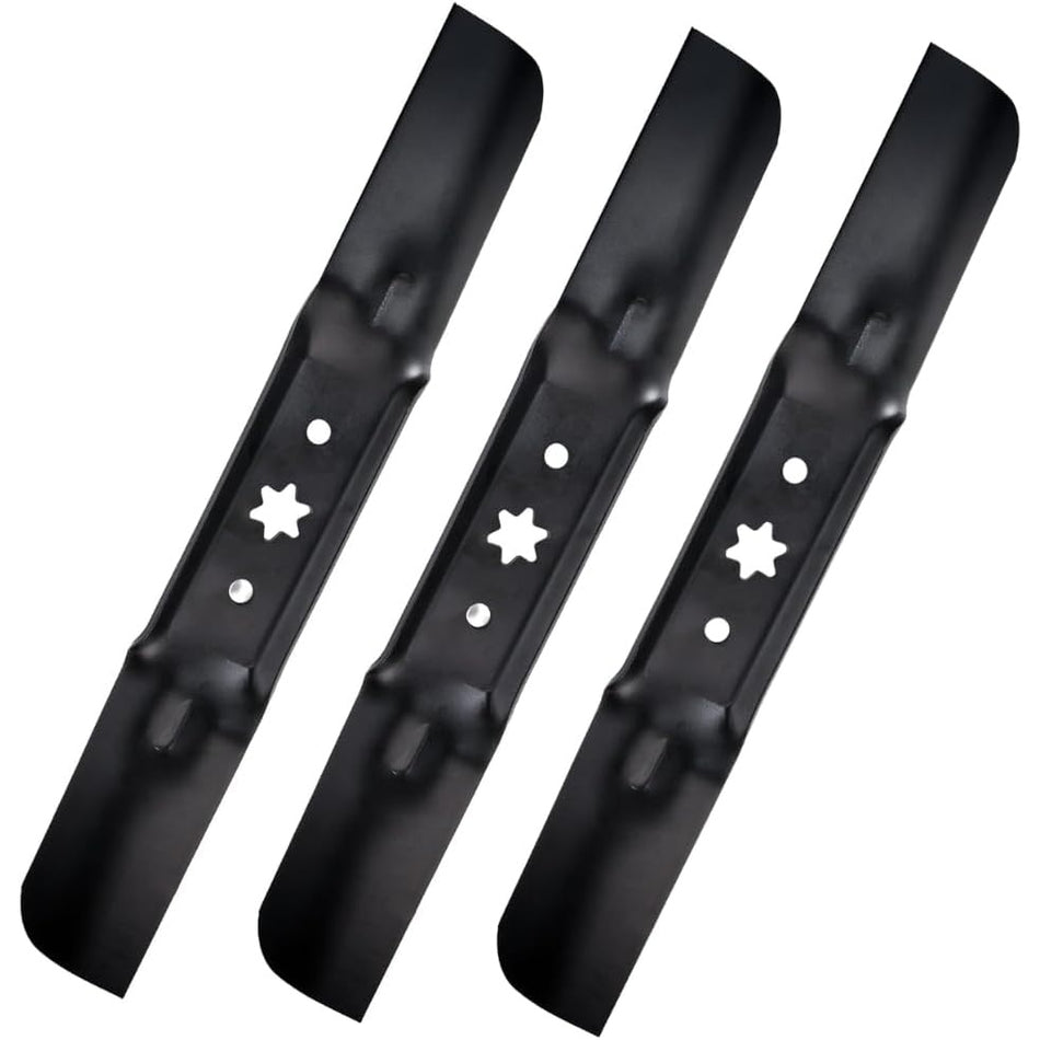 [Lifetime Warranty] 942-05052A Mower Blades for 50 Inch Deck Lawn Mower - Fit for Cub Cadet 50 Inch XT1 LT50 GT50 RZT SX50 EFI FAB Troy Bilt Mustang XP Craftsman Z550 742-05052A | Pack of 3