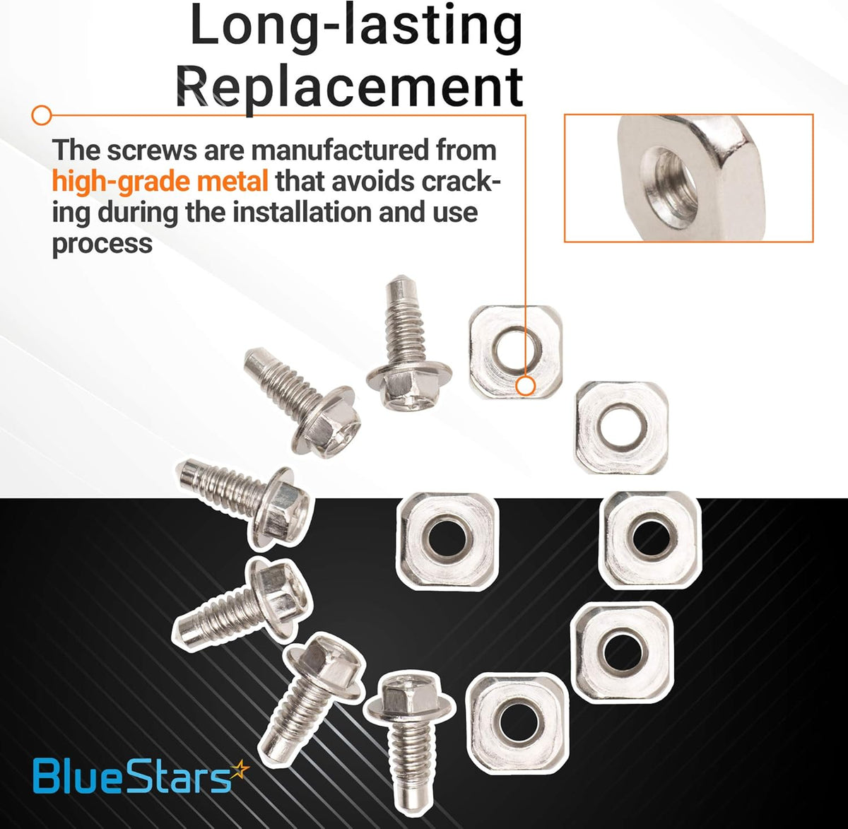 279393 dryer terminal block screw and nut kit for Whirlpool and Kenmore dryers with close-up detail.