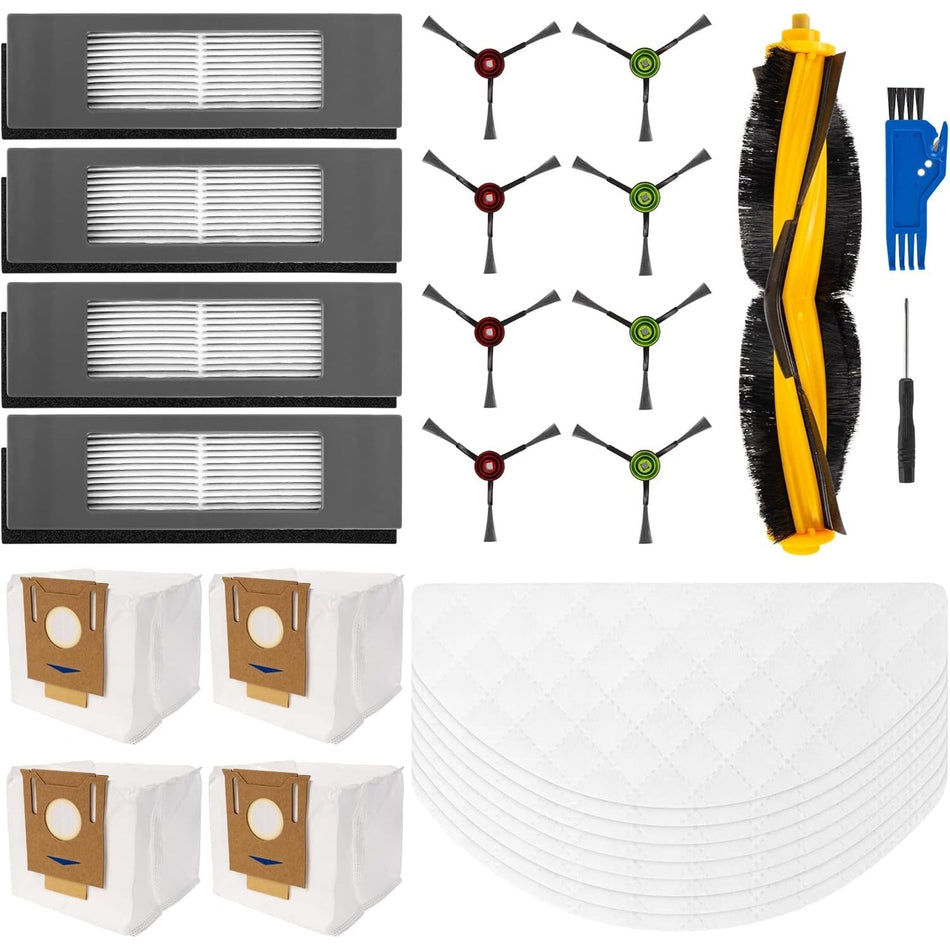 Accessories Parts Kit for ECOVACS DEEBOT OZMO T8 T8 AIVI T8 MAX N8 Pro N8 Pro+ Yeedi Vac/Yeedi Vac Max Yeedi Vac Station