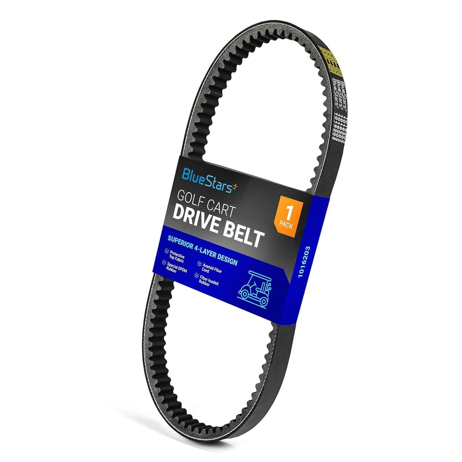 1016203 Clutch Drive Belt - Fits for Club Car 1992-Up DS and 2004-Up Precedent Gas Golf Carts