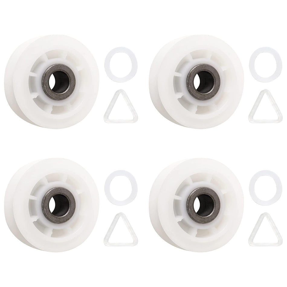 [Lifetime Warranty] 279640 Dryer Idler Pulley - 3388672 697692 AP3094197 W10468057 - Pack of 4