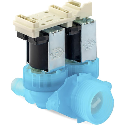 Washer water inlet valve replacement for Whirlpool, Maytag, and Amana washing machines.
