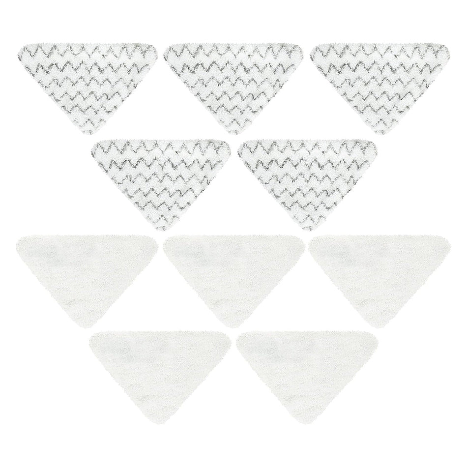 10 Pack Replacement Microfiber Steam Mop Pads