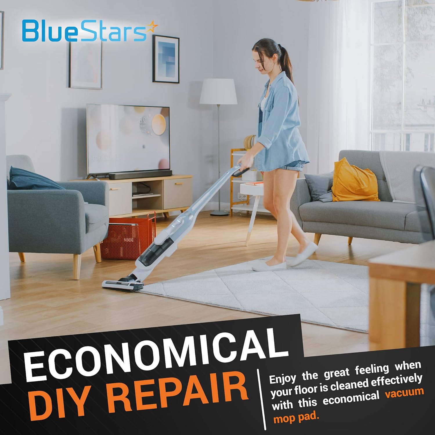 Blue Stars Steam Mop Pads - Thumbnail 4