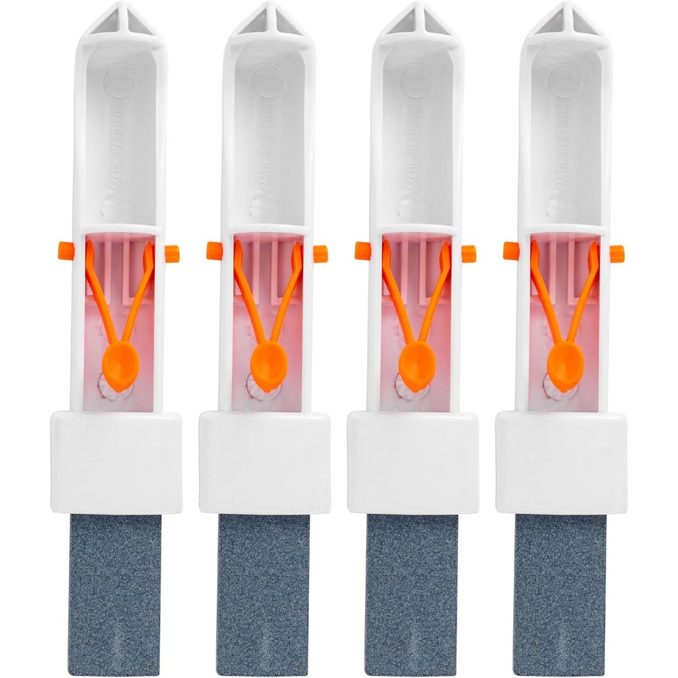 Pool Pumice Stone with EZ-Clip Handle Pumice Sticks Stone - Pack of 4