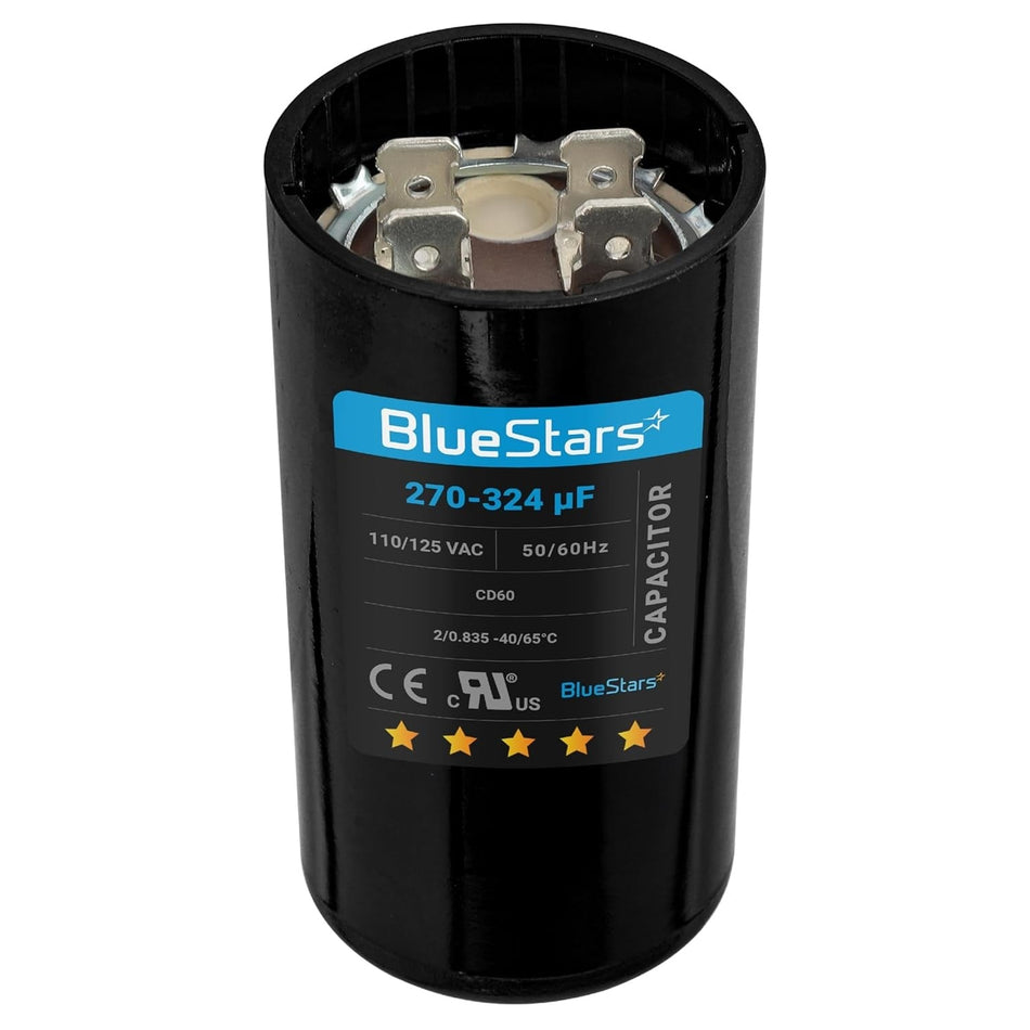 270-324 Mfd uF 110-125VAC Round Motor Start