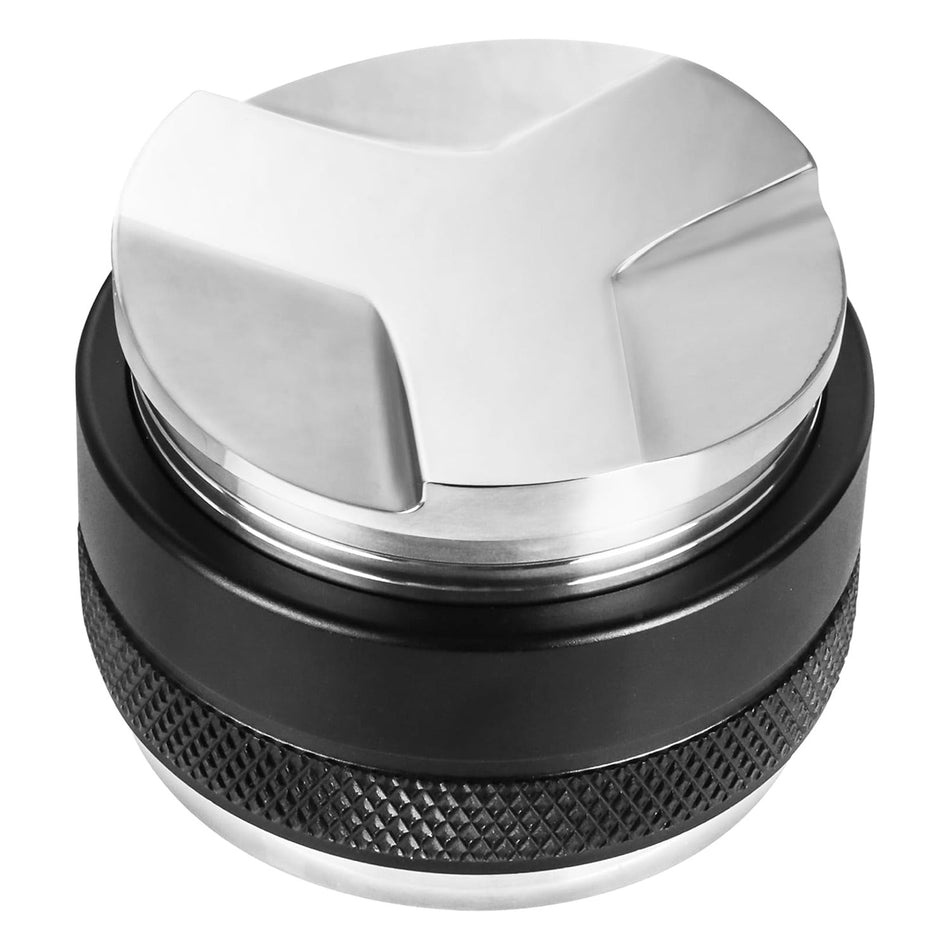 53.3mm Coffee Gravity Distributor & Tamper - Dual Head Coffee Leveler