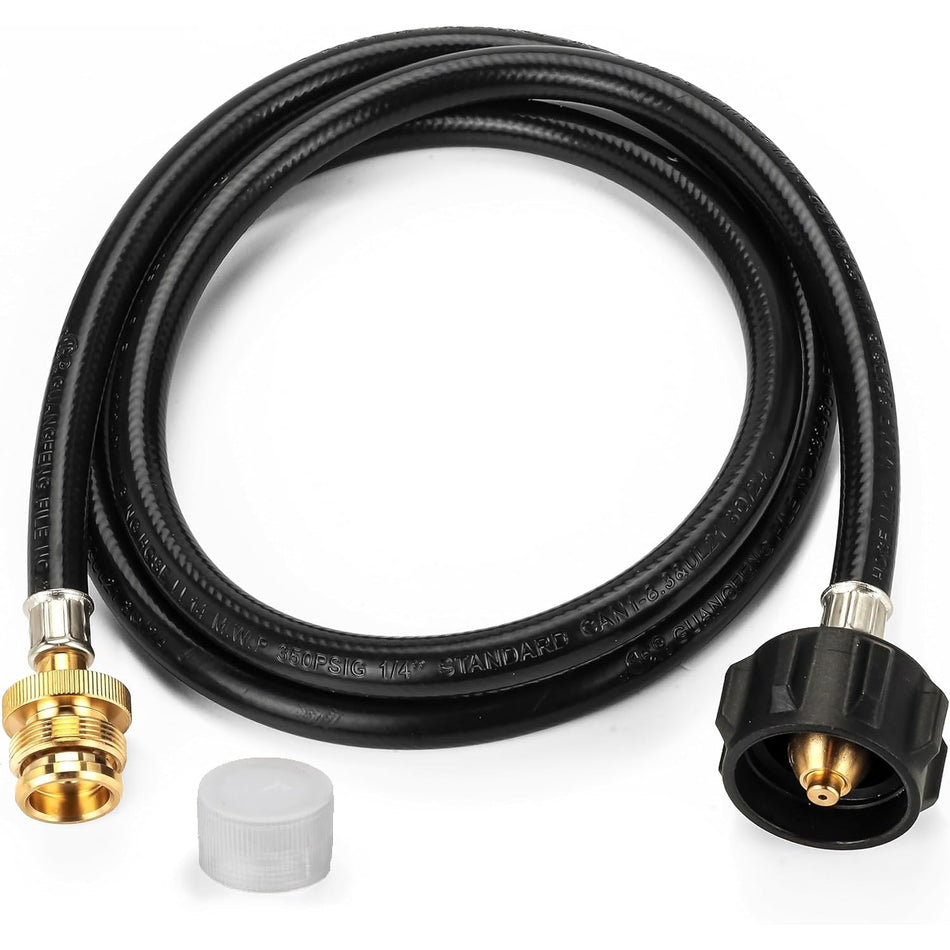 6FT Propane Hose Adapter 1lb to 20lb - Gas Hose