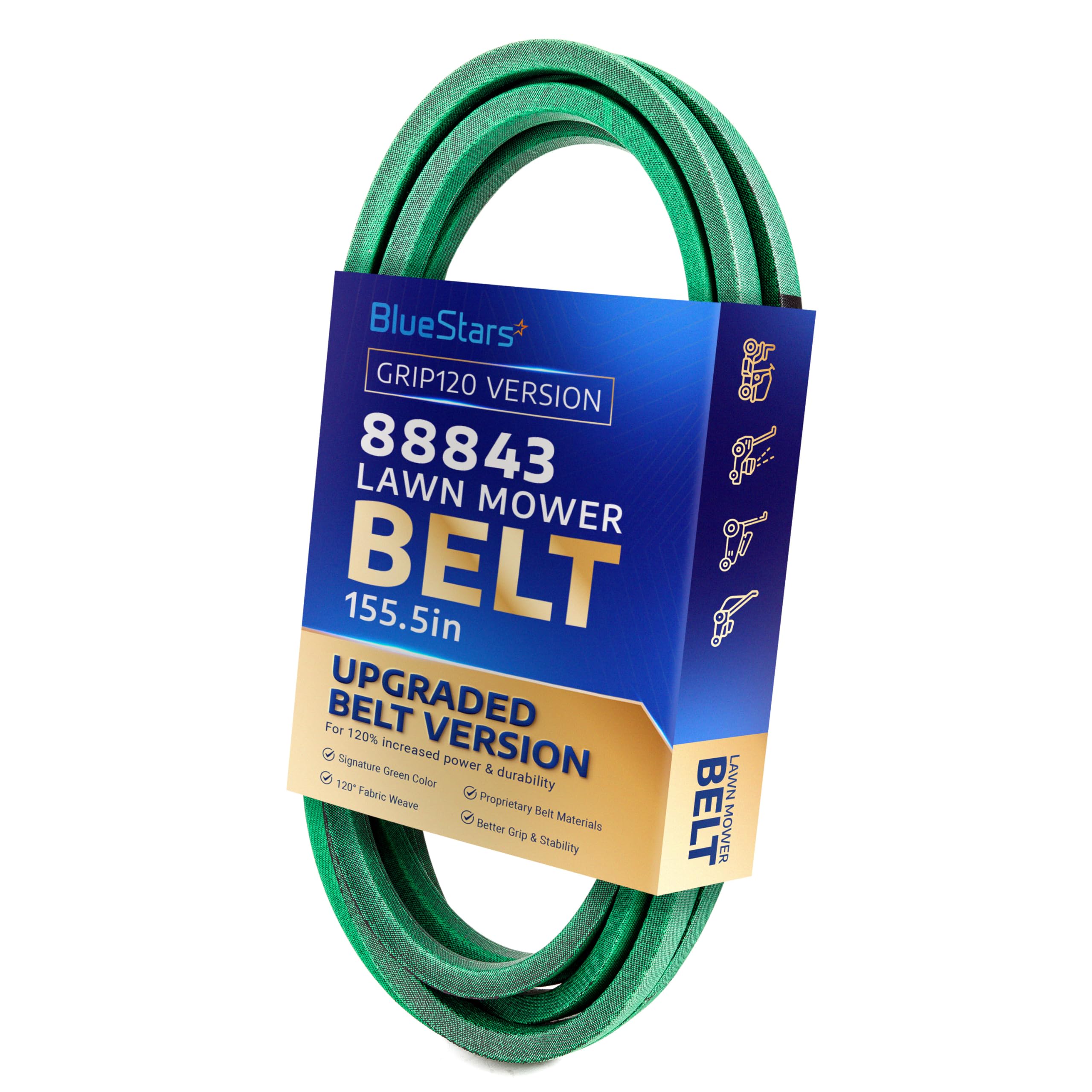 88843 Bush Hog Mower Drive Belt - 155.5 x 5/8 inch