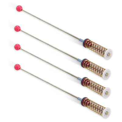 Set of four 26.2-inch suspension rods for Samsung top load washers, compatible with DC97-16350T and DC97-16350U.