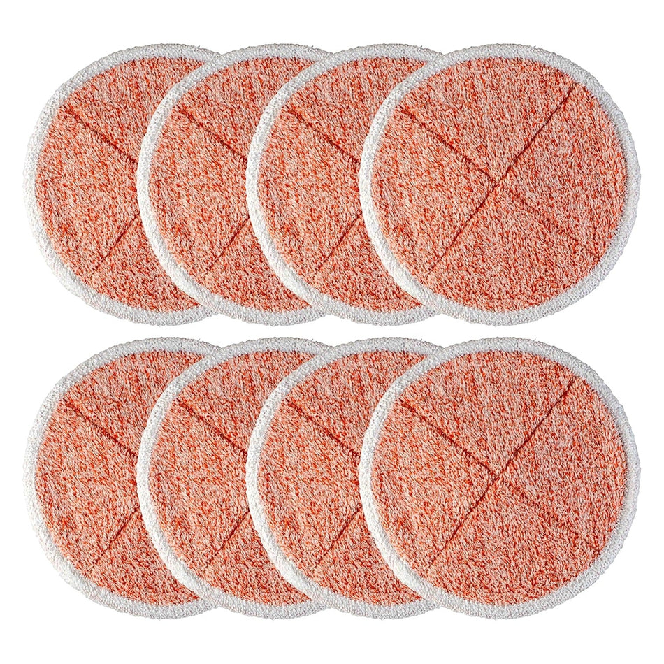 8-pack 2124 2039A 2307 23157 20391 20399 Replacement Mop Pads, Orange