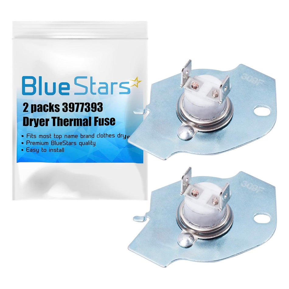 2-pack 3977393 Dryer Thermal Fuse