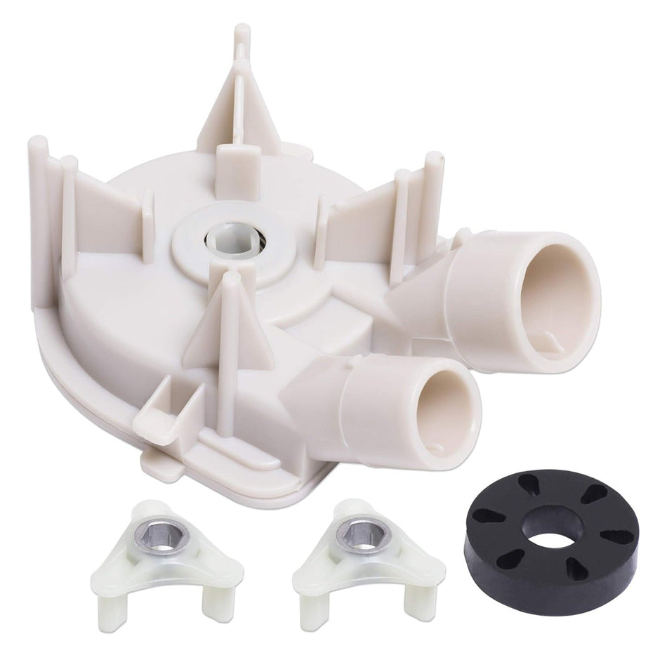 3363394 & 285753A Washer Drain Pump With Washer Motor Coupling Kit