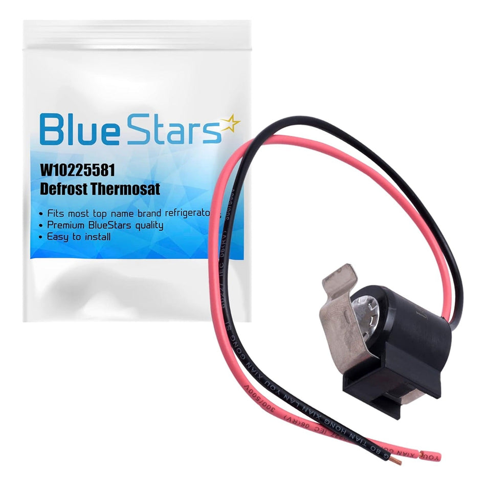W10225581 Refrigerator Bimetal Defrost Thermostat