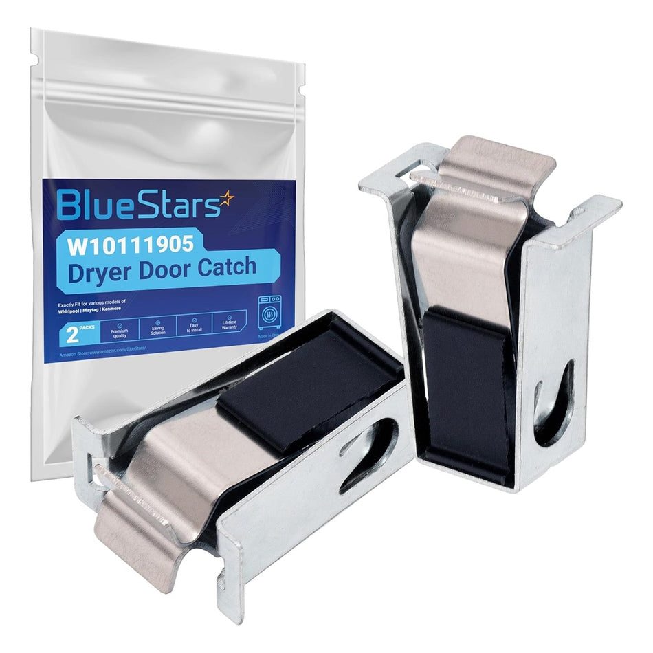 2-pack W10111905 Dryer Door Catch