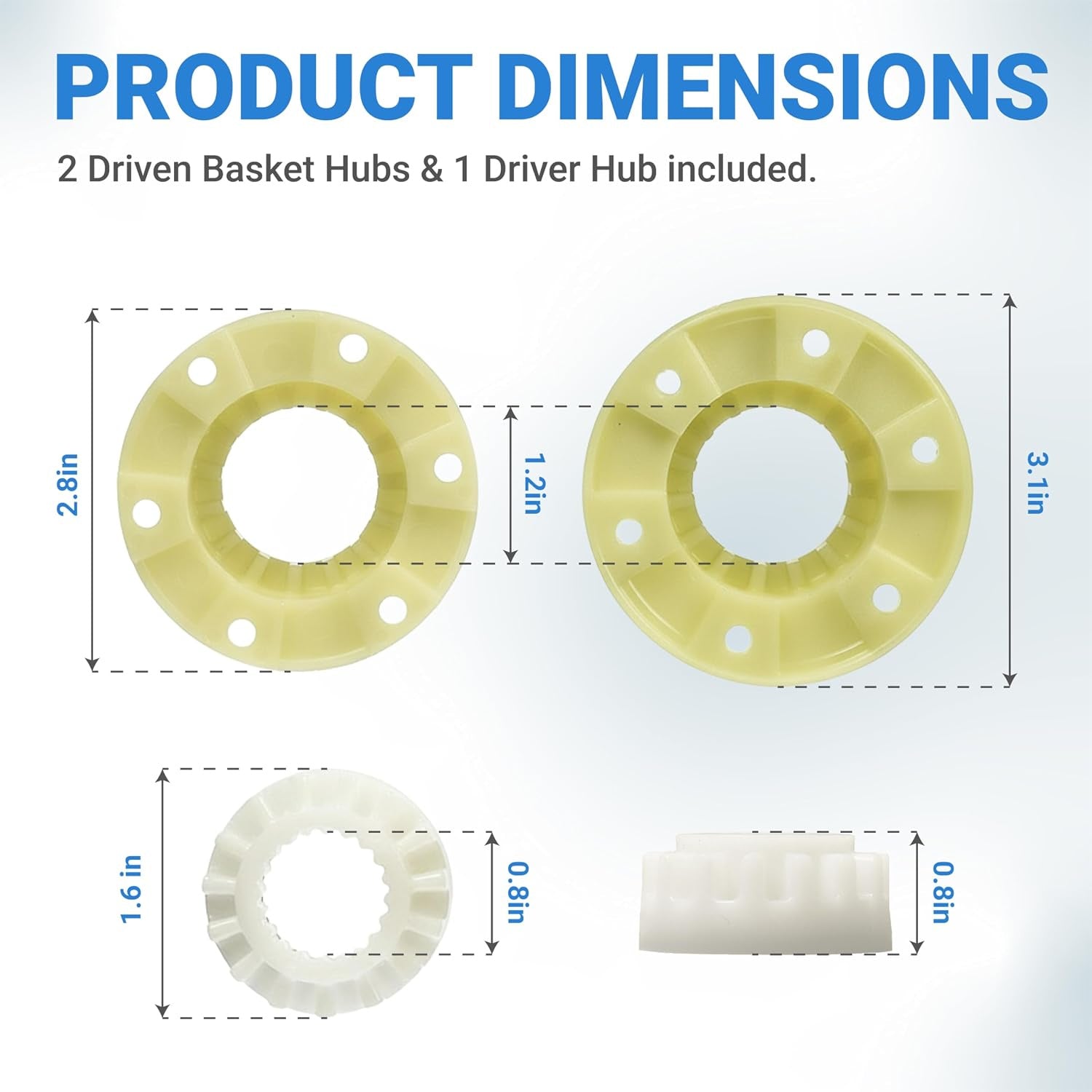 W10820039 280145 Washer Hub Kit for Whirlpool Kenmore