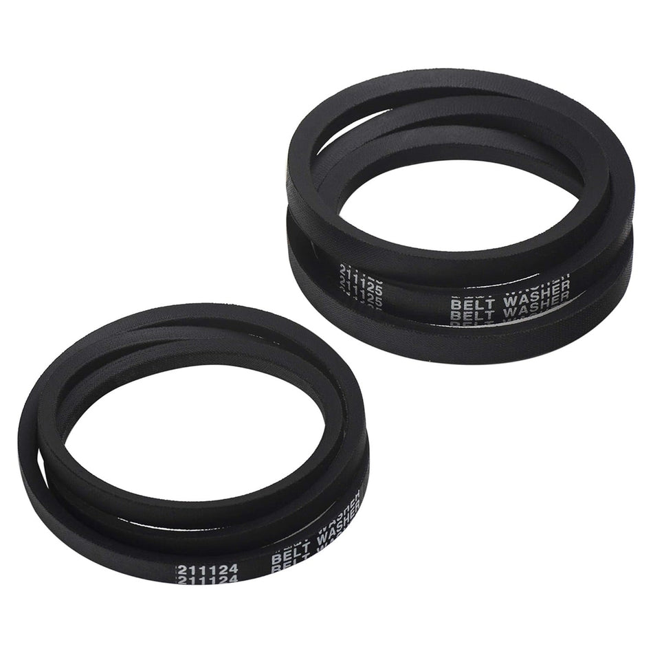 211124 211125 Washer Belt Set Whirlpool