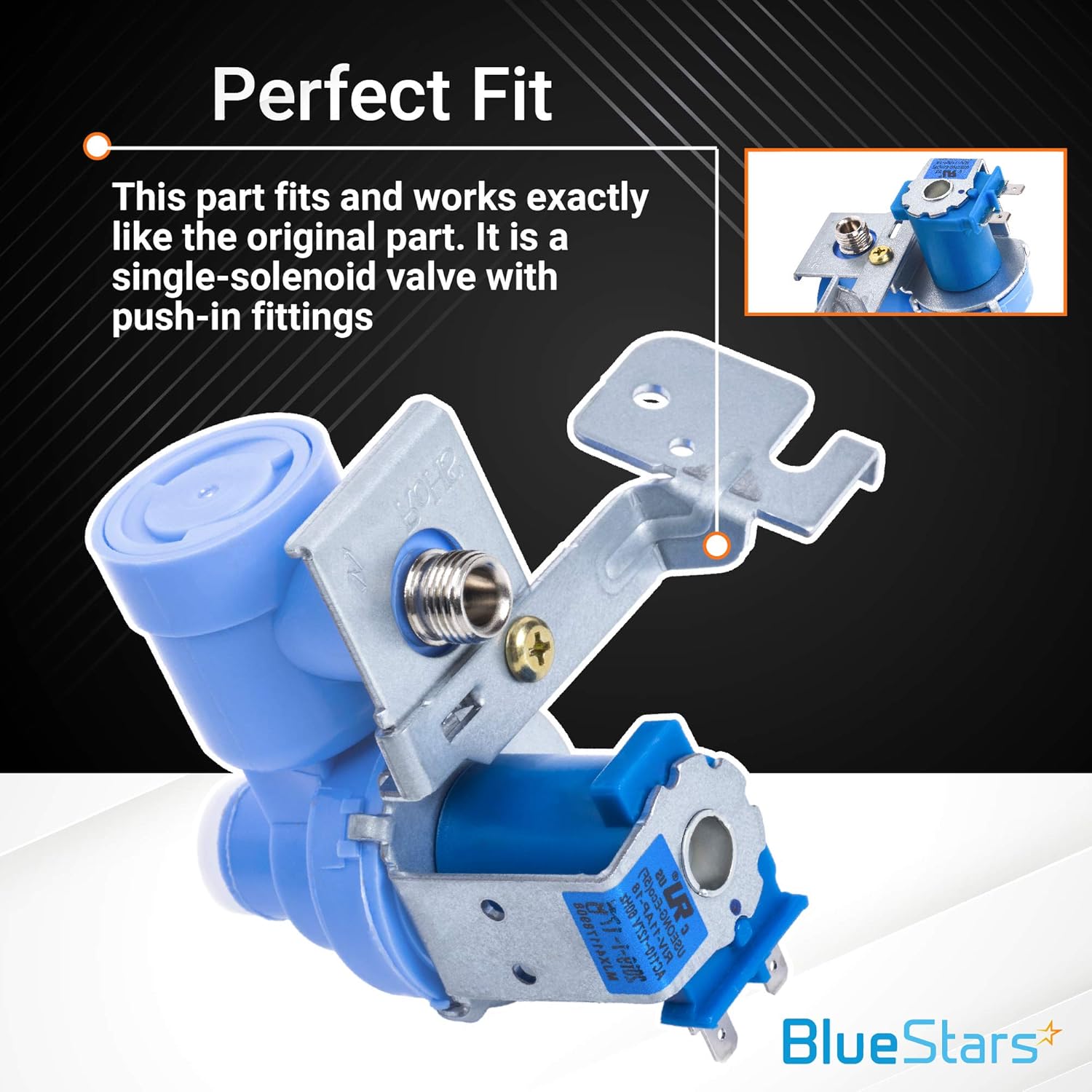 LG MJX41178908 Refrigerator Water Inlet Valve