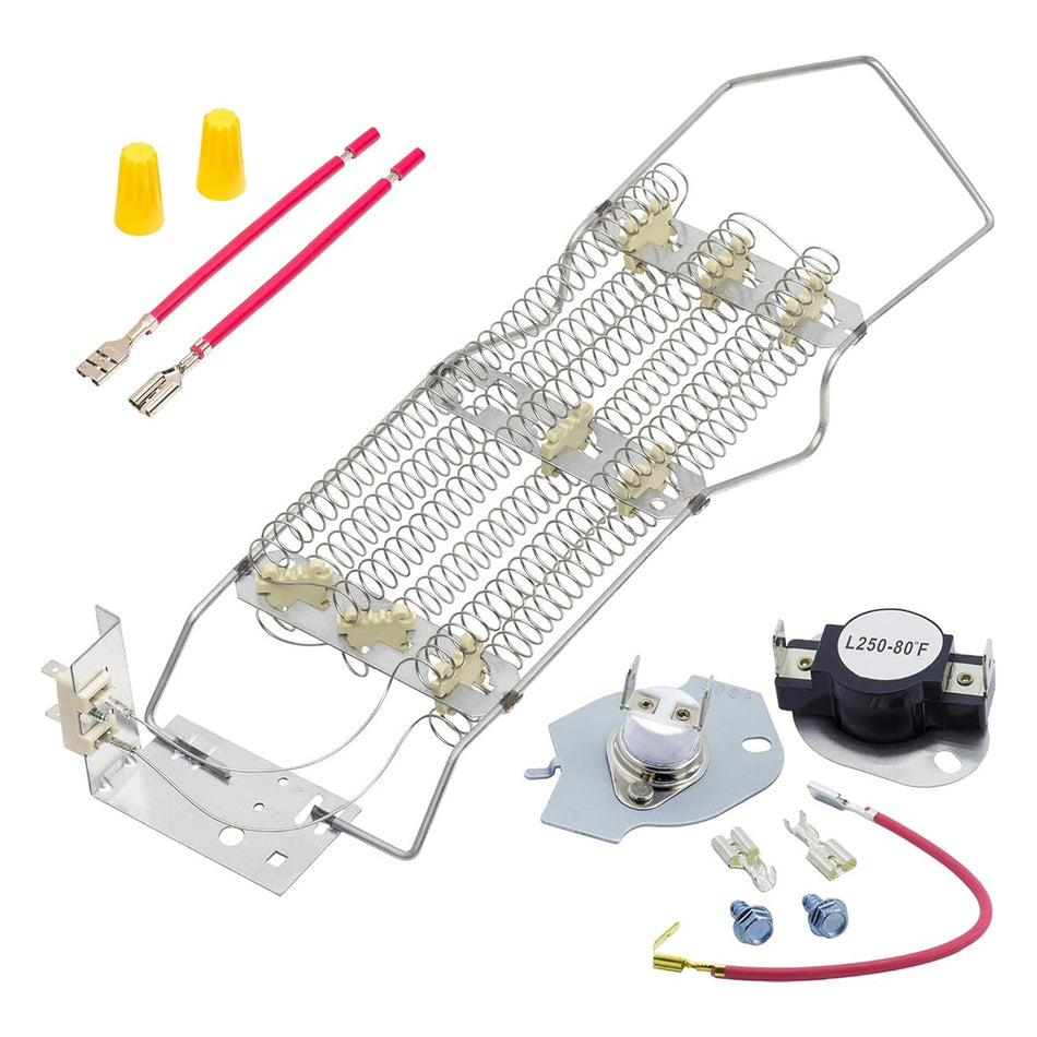 WP4391960 4391960 Dryer Heating Element 279816 Dryer Thermal Cut-off Kit