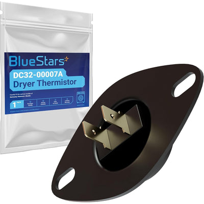 DC32-00007A Dryer Thermistor Replacement shown in front of BlueStars packaging