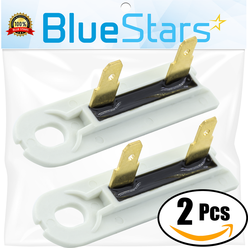 3392519 Dryer Thermal Fuse Replacement part by Blue Stars - Exact Fit for Whirlpool & Kenmore Dryers - PACK OF 2