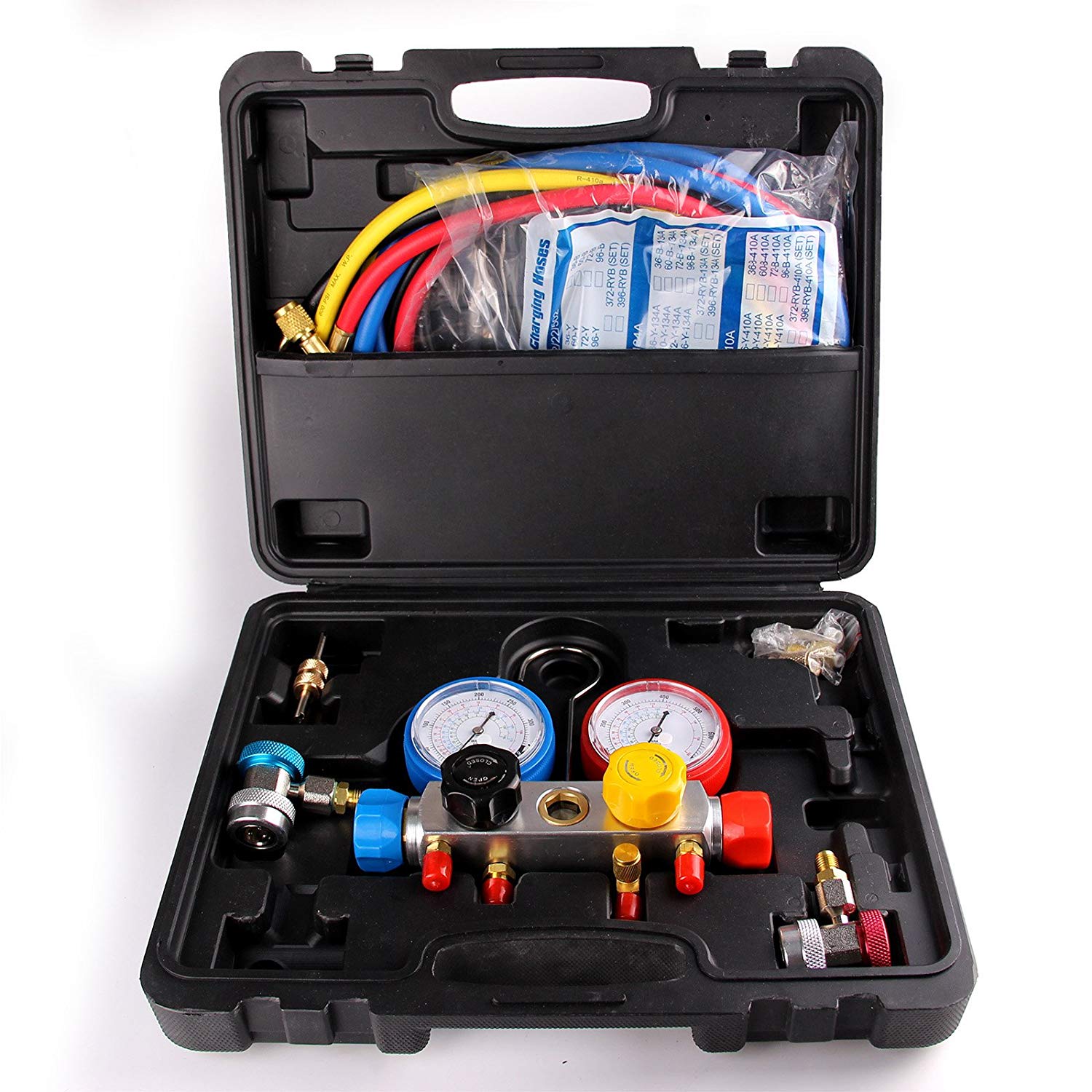 R410A R32 Manifold Gauge Set AC Recharge Kit Manifold