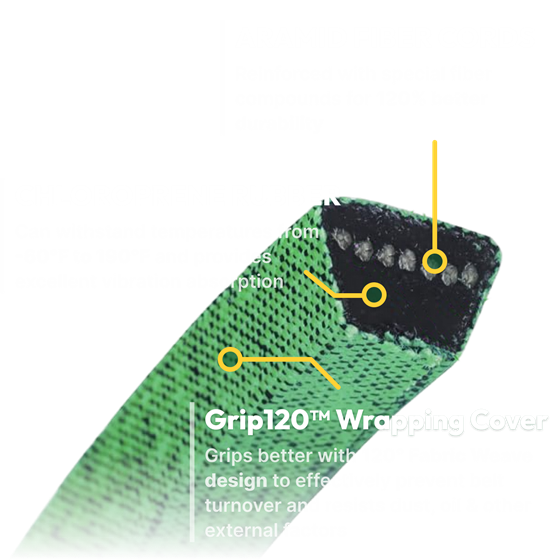 Grip120&trade; Series Mower Belts
